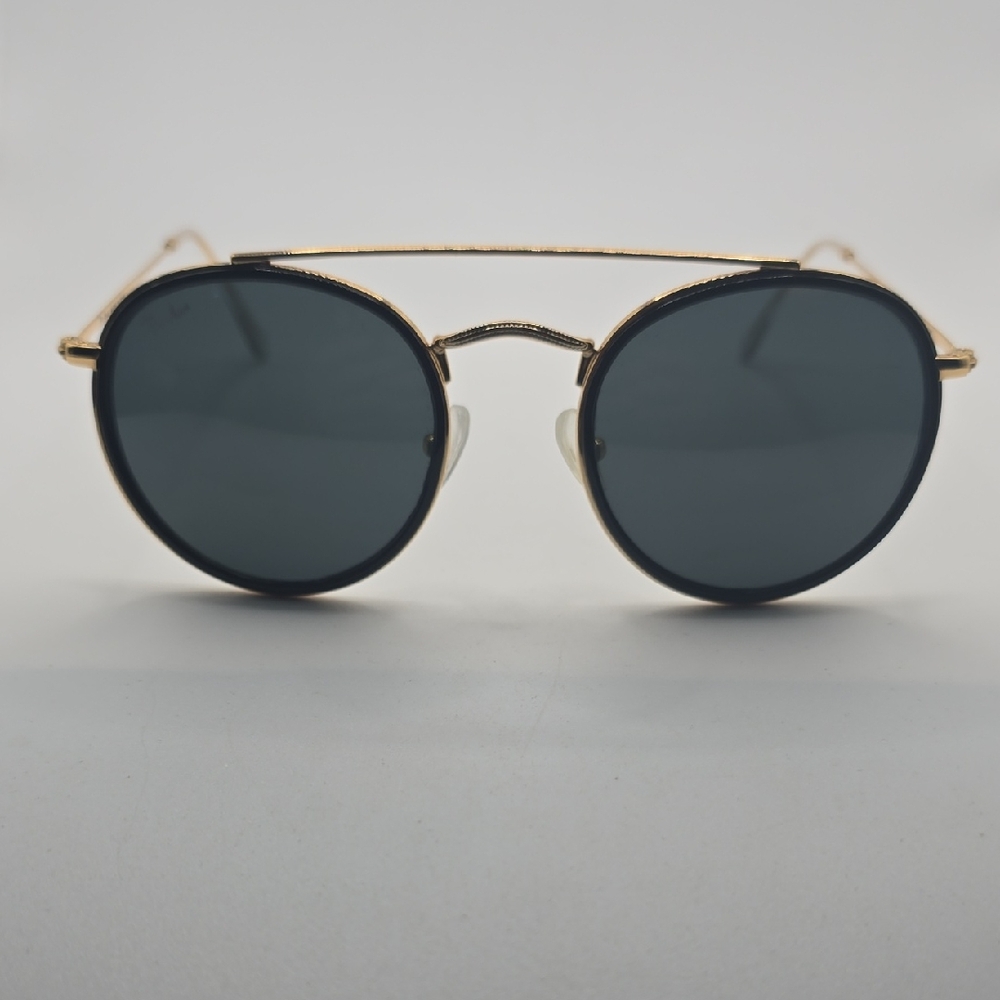 Elegant Black and Gold Sunglasses